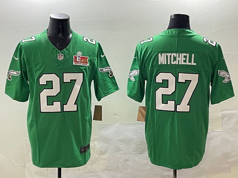 Men Philadelphia Eagles #27 Mitchell Green three generations 2025 Nike Vapor Limited NFL Jersey style 2->philadelphia eagles->NFL Jersey
